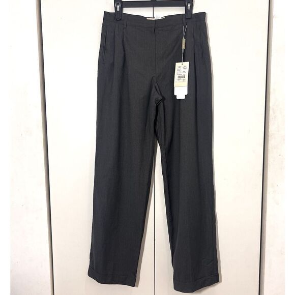 Emporio Armani Dress Suit Pants Men’s 46 Virgin Wool Gray Career NWT - Picture 1 of 7
